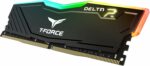 TEAMGROUP Team T-Force Delta RGB DDR4 Gaming Memory, 2 x 8 GB, 3600 Mhz, 288 Pin DIMM, Black