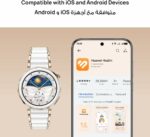 HUAWEI WATCH GT5 Pro 46 mm Smartwatch, Sharp-Edged Design, upto14 Days Battery Life, Pro-level Sports Watch, iOS & Android Compatible, HUAWEI Care+, 3 Month Extra warranty, Titanium + Gifts