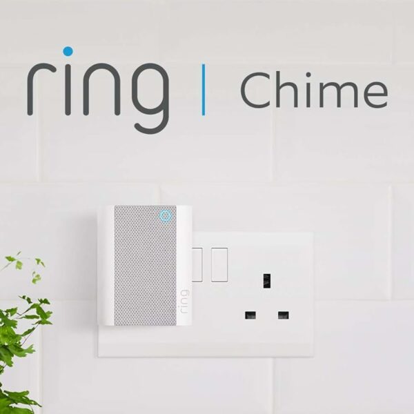 Ring Chime, White - Indoor Chime and Wi-Fi extender, ONLY for Ring network devices