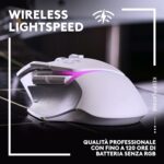 Logitech G502 X PLUS LIGHTSPEED Wireless RGB Gaming Mouse - Optical with LIGHTFORCE hybrid switches, LIGHTSYNC RGB, HERO 25K sensor, compatible PC macOS/Windows White