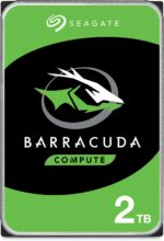 Seagate Barracuda 2 TB internal Hard Drive HDD, 3.5 Inch, 7200 U/Min, 256 MB Cache, SATA 6 Gb/s, Modellnr.: ST2000DM008