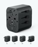 Anker PowerExtend 30W, Wall Charger with Travel Plug, 1-Ports USB-C, 2-Ports USB-A, Wall Plug, 312 Outlet Extender, Black