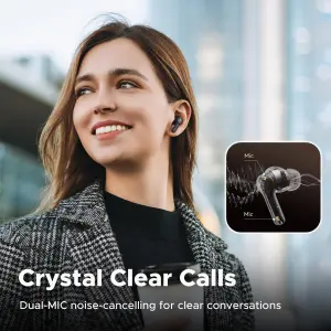 SoundPEATS Life3 Wireless Earbuds, Bluetooth 5.3 with 10mm Driver, Dual MIC Noise Cancelling Headphones, PeatsAudio APP Control&Multipoint Connection Bluetooth Earphones, 20H Playtime, Game Mode 2 SoundPEATS Life3 Wireless Earbuds, Bluetooth 5.3 with 10mm Driver, Dual MIC Noise Cancelling Headphones, PeatsAudio APP Control&Multipoint Connection Bluetooth Earphones, 20H Playtime, Game Mode