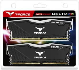 TEAMGROUP Team T-Force Delta RGB DDR4 Gaming Memory, 2 x 8 GB, 3600 Mhz, 288 Pin DIMM, Black 5 TEAMGROUP Team T-Force Delta RGB DDR4 Gaming Memory, 2 x 8 GB, 3600 Mhz, 288 Pin DIMM, Black