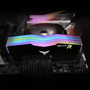 TEAMGROUP Team T-Force Delta RGB DDR4 Gaming Memory, 2 x 8 GB, 3600 Mhz, 288 Pin DIMM, Black 4 71Ur2I2l6jS. AC SL1500