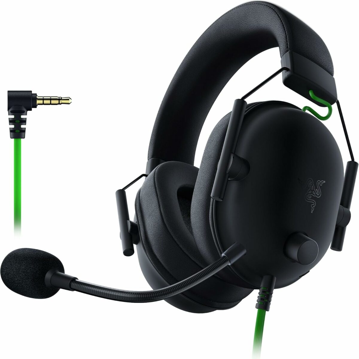 Razer BlackShark V2 X Gaming Headset: 7.1 Surround Sound, 50mm Drivers, Memory Foam Cushion, for PC, PS4, PS5, Switch, Xbox One, Xbox Series X|S, Mobile, 3.5mm Audio Jack, Classic Black