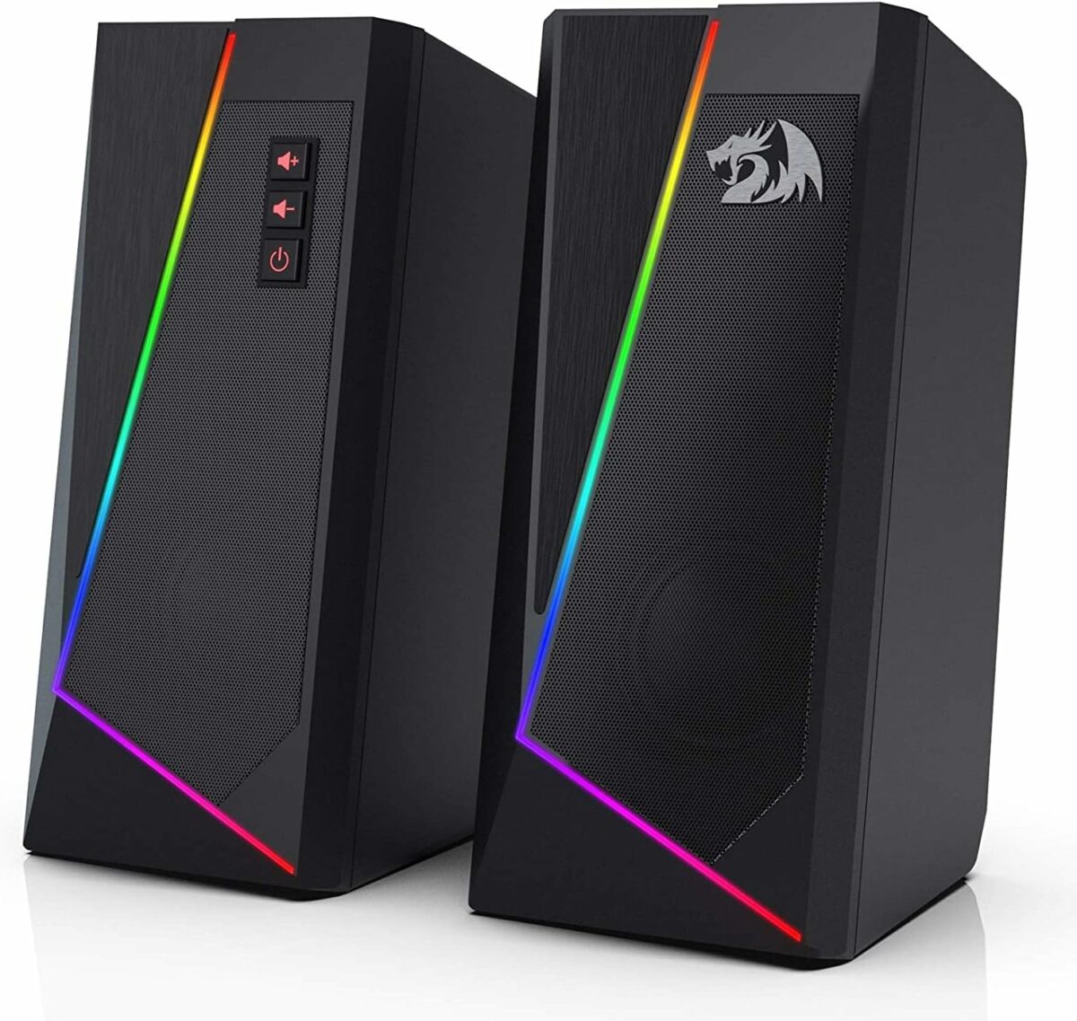 Redragon Gs520 Anvil Rgb Desktop Speakers, 2.0