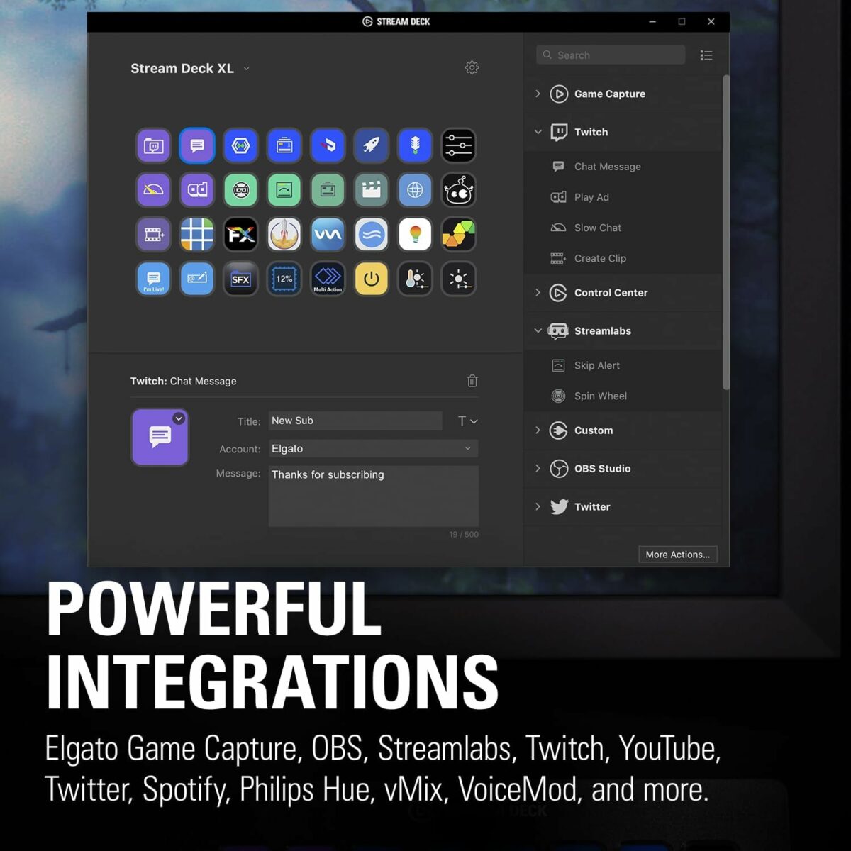 Elgato Stream Deck XL – Advanced Studio Controller, 32 macro keys, trigger actions in apps and software like OBS, Twitch, ​YouTube and more, works with Mac and PC