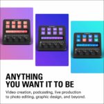 Elgato Stream Deck +, Audio Mixer, Production Console and Studio Controller for Content Creators, Streaming, Gaming, with customizable touch strip dials and LCD keys, works with Mac and PC