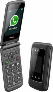 TTfone Titan TT950 Whatsapp 3G Touchscreen Senior Big Button Flip Mobile Phone Vodafone Pay As You Go