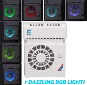 مبرد الهاتف المحمول NALACAL مع مروحة-NALACAL Cell Phone Cooler with Fan 4 NALACAL Cell Phone Cooler with Fan, Variable Frequency Mobile Cooling Device Semiconductor Cell Phone Radiator Gaming Phone Cooler Live Streaming Mobile Radiator for Playing Games Watching Videos