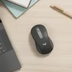Logitech Signature M650 L Wireless Mouse - For Large Sized Hands, 2-Year Battery, Silent Clicks, Customisable Side Buttons, Bluetooth, for PC/Mac/Multi-Device/Chromebook - Graphite