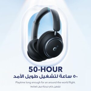 soundcore by Anker Space Q45 Adaptive Active Noise Cancelling Headphones, Reduce Noise by Up to 98%, 50H Playtime, App Control, LDAC Hi-Res Wireless Audio, Comfortable Fit, Clear Calls, Bluetooth 5.3