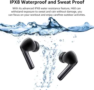 YELKUTT Earbuds Headphones Wireless, Earphones with HiFi Stereo Deep Bass, Bluetooth 5.3 Earphones with 6 ENC Noise Cancelling Mic, 50H Playtime, Dual LED Display, IPX8 WaterproofYELKUTT Earbuds Headphones Wireless, Earphones with HiFi Stereo Deep Bass, Bluetooth 5.3 Earphones with 6 ENC Noise Cancelling Mic, 50H Playtime, Dual LED Display, IPX8 Waterproof 7 YELKUTT Earbuds Headphones Wireless, Earphones with HiFi