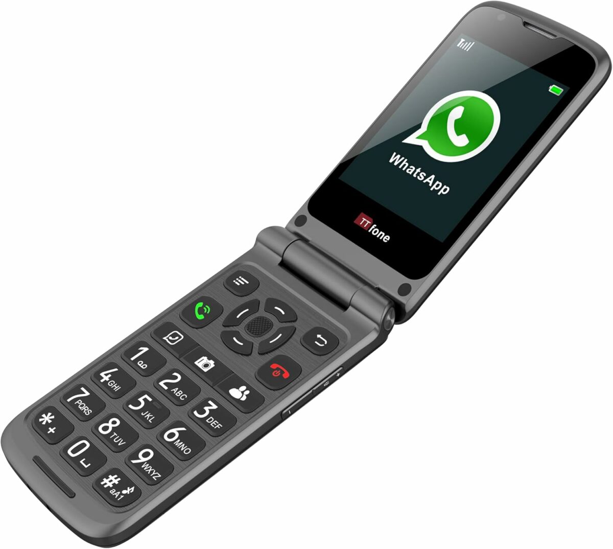 TTfone Titan TT950 Whatsapp 3G Touchscreen Senior Big Button Flip Mobile Phone Vodafone Pay As You Go