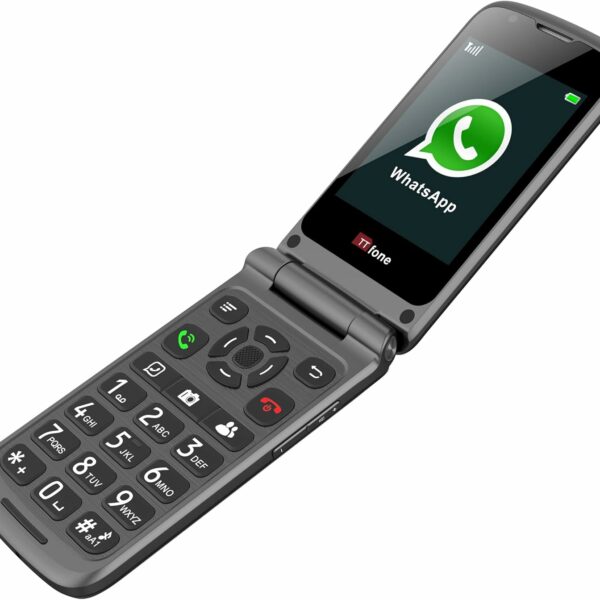 TTfone Titan TT950 Whatsapp 3G Touchscreen Senior Big Button Flip Mobile Phone Vodafone Pay As You Go