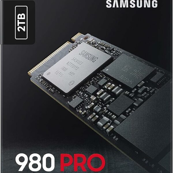 SAMSUNG 980 PRO 2TB PCIe NVMe Gen4 Internal Gaming SSD M.2 (MZ-V8P2T0)