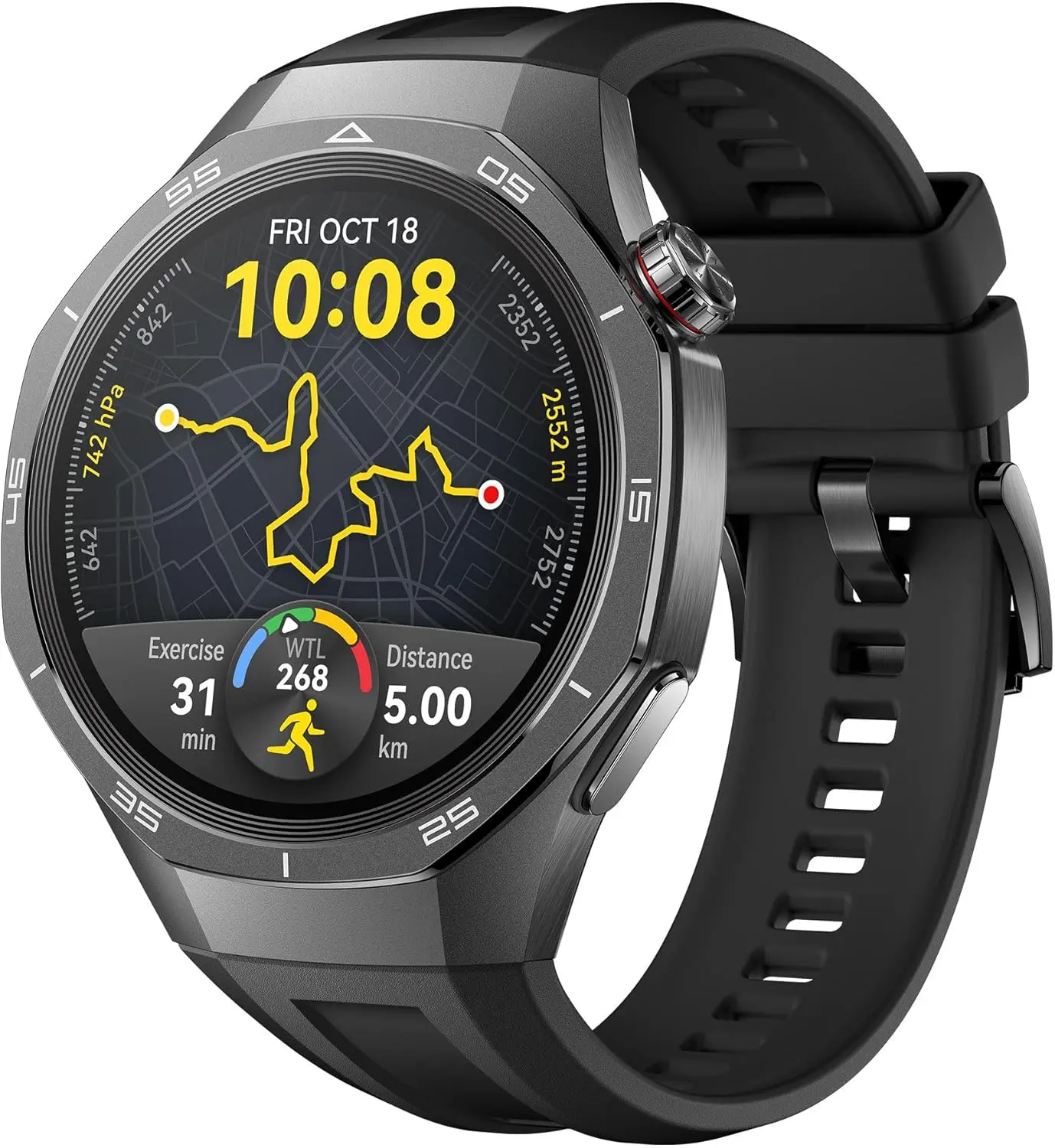 HUAWEI WATCH GT5 Pro 46 mm Smartwatch, Sharp-Edged Design, upto 14 Days Battery Life, Pro-level Sports Watch, Health Tracking, iOS & Android Compatible, HUAWEI Care+, 3 Month Extra warranty, Black HUAWEI WATCH GT5 Pro 46 mm Smartwatch, Sharp-Edged Design, upto 14 Days Battery Life, Pro-level Sports Watch, Health Tracking, iOS & Android Compatible, HUAWEI Care+, 3 Month Extra warranty, Black HUAWEI WATCH GT5 Pro 46 mm Smartwatch, Sharp-Edged Design, upto 14 Days Battery Life, Pro-level Sports Watch, Health Tracking, iOS & Android Compatible, HUAWEI Care+, 3 Month Extra warranty, Black