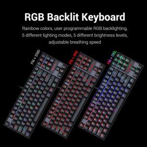 Redragon K552-RGB Arabic and English Compact Mechanical