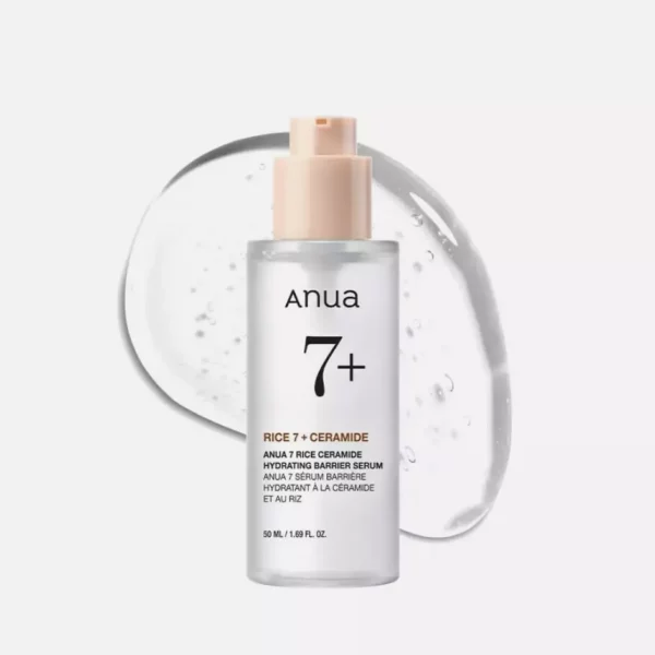 Anua Rice Ceramide 7 Hydrating Barrier Serum 50ml | Daily Brightening