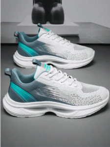 أحذية رياضية رجالية موضة بتدرج الألوان ، أحذية رياضية تنفس بألوان متباينة مع نظام ربط 1 2025 01 29 10 45 37 Window