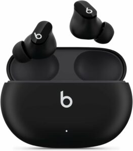 beats Studio Buds True Wireless Noise Cancelling Earphones Active Noise Cancelling, IPX4 rating Sweat Resistant Earbuds Compatible with Apple & Android, Class 1 Bluetooth Built in Microphone, Black