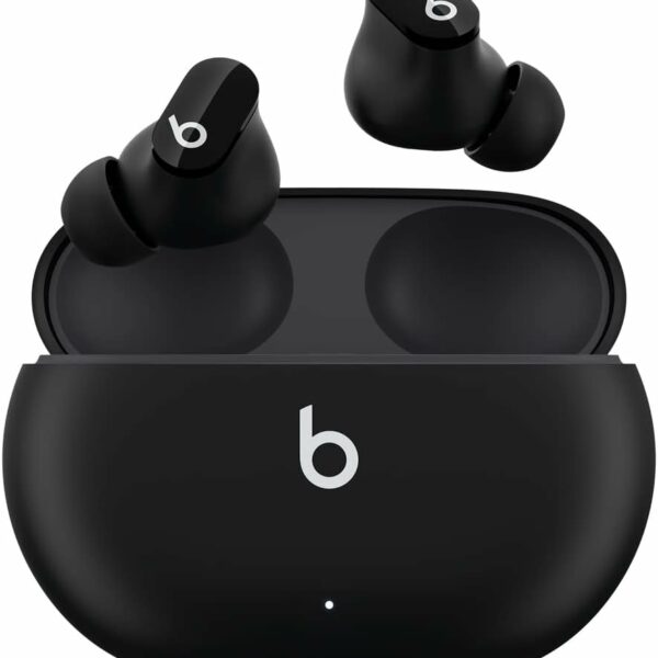 beats Studio Buds True Wireless Noise Cancelling Earphones Active Noise Cancelling, IPX4 rating Sweat Resistant Earbuds Compatible with Apple & Android, Class 1 Bluetooth Built in Microphone, Black