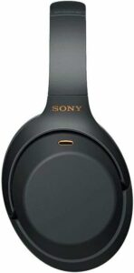 Sony Wh-1000Xm4 Wireless Noise Cancelling Bluetooth Over-Ear Headphones With Speak To Chat Function And Mic For Phone Call, Black, UAE Version - 1-Year warranty