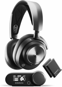 SteelSeries Arctis Nova Pro Wireless Multi-System Gaming Headset - Neodymium Magnetic Drivers - Active Noise Cancellation - Infinity Power System - ClearCast Gen 2 Mic - PC, PS5, PS4, Switch, Mobile