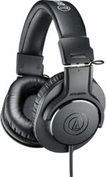 Audio-Technica ATH-M20X Professional Studio Monitor Headphones, Black