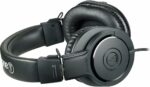 Audio-Technica ATH-M20X Professional Studio Monitor Headphones, Black