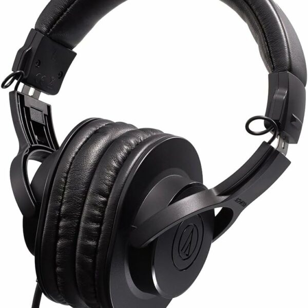 Audio-Technica ATH-M20X Professional Studio Monitor Headphones, Black