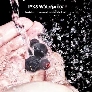 TOZO T6 True Wireless Earbuds Bluetooth 5.3 Headphones Touch Control with Wireless Charging Case IPX8 Waterproof Stereo Earphones in-Ear Built-in Mic Headset Premium Deep Bass Black 5 TOZO T6 True Wireless Earbuds Bluetooth 5.3 Headphones Touch Control with Wireless Charging Case IPX8 Waterproof Stereo Earphones in-Ear Built-in Mic Headset Premium Deep Bass Black