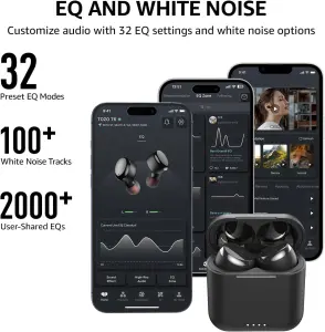 TOZO T6 True Wireless Earbuds Bluetooth 5.3 Headphones Touch Control with Wireless Charging Case IPX8 Waterproof Stereo Earphones in-Ear Built-in Mic Headset Premium Deep Bass Black 3 TOZO T6 True Wireless Earbuds Bluetooth 5.3 Headphones Touch Control with Wireless Charging Case IPX8 Waterproof Stereo Earphones in-Ear Built-in Mic Headset Premium Deep Bass Black