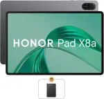 HONOR Pad X8a 4GB RAM 128GB ROM 11 Inch Tablet Space Grey Wi-Fi with FREE Flip Cover - Middle East Version