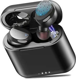 TOZO T6 True Wireless Earbuds Bluetooth 5.3 Headphones Touch Control with Wireless Charging Case IPX8 Waterproof Stereo Earphones in-Ear Built-in Mic Headset Premium Deep Bass Black 8 TOZO T6 True Wireless Earbuds Bluetooth 5.3 Headphones Touch Control with Wireless Charging Case IPX8 Waterproof Stereo Earphones in-Ear Built-in Mic Headset Premium Deep Bass Black