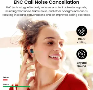 TOZO T12 Wireless Earbuds Bluetooth 5.3 Headphones Built-in ENC Noise Cancelling Mic, 55 Hrs Playtime App Customize EQ IPX8 Waterproof LED Digital Display Premium Sound Headset Black 2 TOZO T12 Wireless Earbuds Bluetooth 5.3 Headphones Built-in ENC Noise Cancelling Mic, 55 Hrs Playtime App Customize EQ IPX8 Waterproof LED Digital Display Premium Sound Headset Black