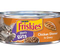 Purina Friskies Meaty Bits Chicken Dinner in Gravy Adult Wet Cat Food 156 g