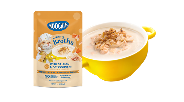 CREAMY BROTHS with Salmon & Katsuobushi