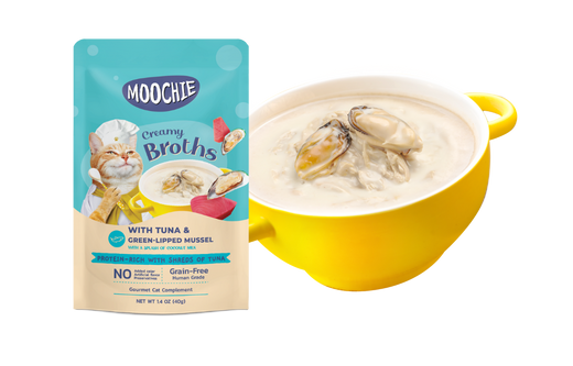 CREAMY BROTHSwith Tuna & Green-Lipped Mussel