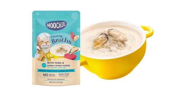 CREAMY BROTHSwith Tuna & Green-Lipped Mussel