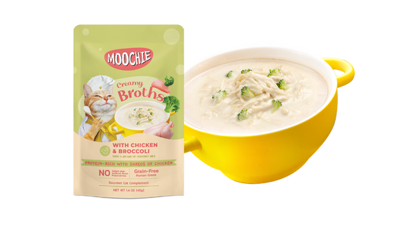 CREAMY BROTHS with Chicken & Broccoli