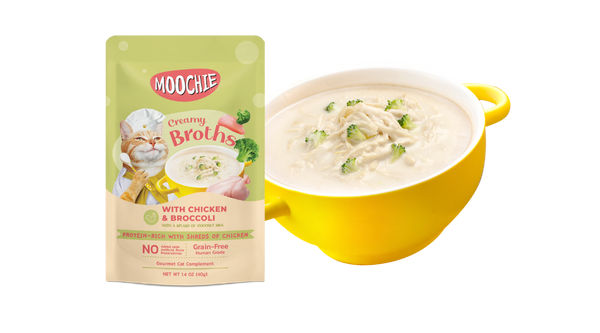 CREAMY BROTHS with Chicken & Broccoli