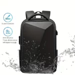 Large Capacity Casual Backpack with USB Charging Port, Travel Business Bag, Laptop Backpack with Password Lock, Ideal Choice for Gifts, School Bags, Valentines Gifts, Men's, Anti-theft, Expandable