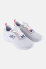 سكيتشرز حذاء الجري Ultra Flex 3,0 - New Horizons برباط للنساء، أبيض فاتح