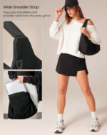 ⁦حقيبة كتف مقاومة للماء بنقش⁩ - الصورة ⁦9⁩
