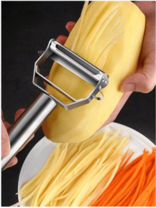 1 قطعة مقشرة من الفولاذ المقاوم للصدأ، متعددة الأغراض 10 2025 02 16 12 16 59 1pc Stainless Steel Peeler Multipurpose Fruit Vegetable Peeler Potato Peeler