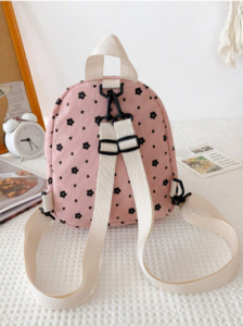 حقيبة ظهر لطيفة ، مثالية حقيبة ظهر صغيرة 3 2025 02 16 13 04 32 Cute And Sweet Corduroy Lightweight Large Capac Ity Backpack Perfect For Travel