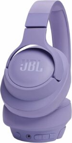 JBL Tune 720BT Wireless Over-Ear Headphones with JBL Pure Bass Sound, 76H Battery, Hands-Free Calls, Multi-Point Connection, Foldable Design - Purple | 1 Year Local warranty