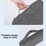 UOEPOWA 13 Inch Laptop Sleeve Carrying Bag for MacBook Pro 13.3", MacBook Air 13.3", HuaWei, Lenovo, Microsoft, Shock Resistant Laptop Sleeve Bag, Water Resistant High Capacity Lightweight